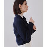 ショートニットカーディガン【洗濯機洗い可/抗ピル】 | OPAQUE.CLIP | 詳細画像5