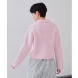 ショートニットカーディガン【洗濯機洗い可/抗ピル】 | OPAQUE.CLIP | 詳細画像15