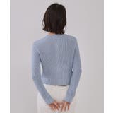 ラメヤーンニットカーディガン【洗濯機洗い可】 | OPAQUE.CLIP | 詳細画像15