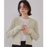 ゴールド(607) | ラメヤーンニットカーディガン【洗濯機洗い可】 | OPAQUE.CLIP