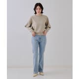 ラメボリュームスリーブニット【洗濯機洗い可】 | OPAQUE.CLIP | 詳細画像6