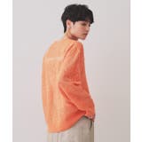 フワラー柄シアーメッシュニット【洗濯機洗い可】 | OPAQUE.CLIP | 詳細画像5