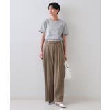 タックワイドパンツ/セットアップ対応【洗濯機洗い可】 | OPAQUE.CLIP | 詳細画像6 