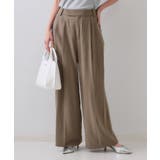 トープ(054) | タックワイドパンツ/セットアップ対応【洗濯機洗い可】 | OPAQUE.CLIP