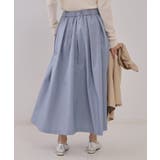 シャンブレータックフレアスカート【洗濯機洗い可】 | OPAQUE.CLIP | 詳細画像5