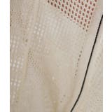 麻混モチーフ柄スカシニット【洗濯機洗い可】 | OPAQUE.CLIP | 詳細画像4