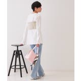《ツインセット》シャーリングビスチェ×ロングTシャツ【洗濯機洗い可】 | OPAQUE.CLIP | 詳細画像3 