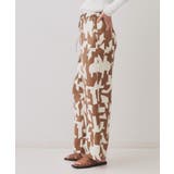 幾何プリントイージーワイドパンツ【洗濯機洗い可】 | OPAQUE.CLIP | 詳細画像6 