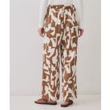 幾何プリントイージーワイドパンツ【洗濯機洗い可】 | OPAQUE.CLIP | 詳細画像11 