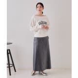 ラメAラインロングスカート【洗濯機洗い可】 | OPAQUE.CLIP | 詳細画像2