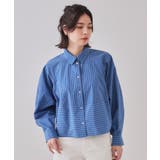 《andGIRL掲載》ストライプフォルムシャツ【洗濯機洗い可】 | OPAQUE.CLIP | 詳細画像13