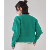 メッシュZIPニットカーディガン【洗濯機洗い可】 | OPAQUE.CLIP | 詳細画像9