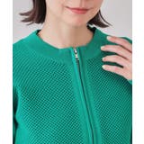 メッシュZIPニットカーディガン【洗濯機洗い可】 | OPAQUE.CLIP | 詳細画像16