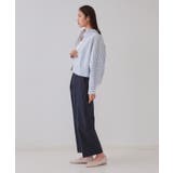 シャンブレーチノワイドパンツ【洗濯機洗い可】 | OPAQUE.CLIP | 詳細画像7 