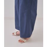 ハイウエストフロントZIPワイドパンツ【洗濯機洗い可】 | OPAQUE.CLIP | 詳細画像15 