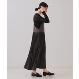 プリーツドッキングジャンパードレス【洗濯機洗い可】 | OPAQUE.CLIP | 詳細画像3