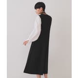 フハクスリーブドッキングニットワンピース【洗濯機洗い可/抗ピル】 | OPAQUE.CLIP | 詳細画像5 