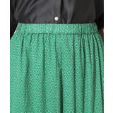 ギャザーフレアスカート/オーガニックコットン混【洗濯機洗い可】 | OPAQUE.CLIP | 詳細画像48 