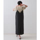 リボンジャカードキャミワンピース【洗濯機洗い可】 | OPAQUE.CLIP | 詳細画像3 