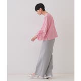 シャーリングスリーブブラウス【洗濯機洗い可】 | OPAQUE.CLIP | 詳細画像11