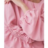 シャーリングスリーブブラウス【洗濯機洗い可】 | OPAQUE.CLIP | 詳細画像19