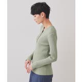 ヘンリーネックリブニット【洗濯機洗い可】 | OPAQUE.CLIP | 詳細画像14