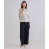 《6色展開》シアーボーダーフレアスリーブニット【洗濯機洗い可】 | OPAQUE.CLIP | 詳細画像42