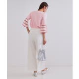 《6色展開》シアーボーダーフレアスリーブニット【洗濯機洗い可】 | OPAQUE.CLIP | 詳細画像56