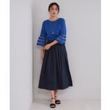 《6色展開》シアーボーダーフレアスリーブニット【洗濯機洗い可】 | OPAQUE.CLIP | 詳細画像59