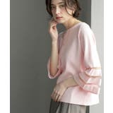 《6色展開》シアーボーダーフレアスリーブニット【洗濯機洗い可】 | OPAQUE.CLIP | 詳細画像11