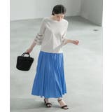 《6色展開》シアーボーダーフレアスリーブニット【洗濯機洗い可】 | OPAQUE.CLIP | 詳細画像25