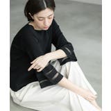 《6色展開》シアーボーダーフレアスリーブニット【洗濯機洗い可】 | OPAQUE.CLIP | 詳細画像31