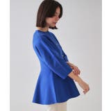 ランタンスリーブペプラムデザインニット【洗濯機洗い可/抗ピル】 | OPAQUE.CLIP | 詳細画像9