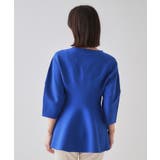 ランタンスリーブペプラムデザインニット【洗濯機洗い可/抗ピル】 | OPAQUE.CLIP | 詳細画像15