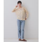 ポケットシアーニットカーディガン【洗濯機洗い可】 | OPAQUE.CLIP | 詳細画像7