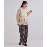 シアーペプラムブラウス【洗濯機洗い可】 | OPAQUE.CLIP | 詳細画像28