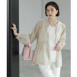 シアーペプラムブラウス【洗濯機洗い可】 | OPAQUE.CLIP | 詳細画像3