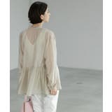 シアーペプラムブラウス【洗濯機洗い可】 | OPAQUE.CLIP | 詳細画像9