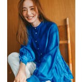 シアーペプラムブラウス【洗濯機洗い可】 | OPAQUE.CLIP | 詳細画像1