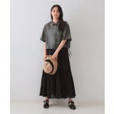 裾ドロストシアーショートシャツ【洗濯機洗い可】 | OPAQUE.CLIP | 詳細画像2