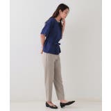 ストレッチジャカード2WAYリボントップス/セットアップ対応可【洗濯機洗い可】 | OPAQUE.CLIP | 詳細画像13