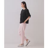 リネンライクタックスリーブブラウス【洗濯機洗い可/吸水速乾/接触冷感】 | OPAQUE.CLIP | 詳細画像38