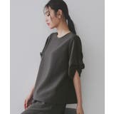 リネンライクタックスリーブブラウス【洗濯機洗い可/吸水速乾/接触冷感】 | OPAQUE.CLIP | 詳細画像41