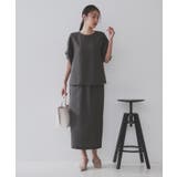 リネンライクタックスリーブブラウス【洗濯機洗い可/吸水速乾/接触冷感】 | OPAQUE.CLIP | 詳細画像42