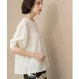 リネンライクタックスリーブブラウス【洗濯機洗い可/吸水速乾/接触冷感】 | OPAQUE.CLIP | 詳細画像8