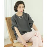 リネンライクタックスリーブブラウス【洗濯機洗い可/吸水速乾/接触冷感】 | OPAQUE.CLIP | 詳細画像20