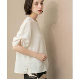 アイボリー(004) | リネンライクタックスリーブブラウス【洗濯機洗い可/吸水速乾/接触冷感】 | OPAQUE.CLIP