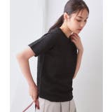 ふくれジャカードショートカットソー【洗濯機洗い可】 | OPAQUE.CLIP | 詳細画像5