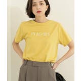 刺繍&スパンコールロゴTシャツ【洗濯機洗い可】 | OPAQUE.CLIP | 詳細画像10