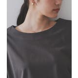 ボートネックショートTシャツ【洗濯機洗い可】 | OPAQUE.CLIP | 詳細画像47